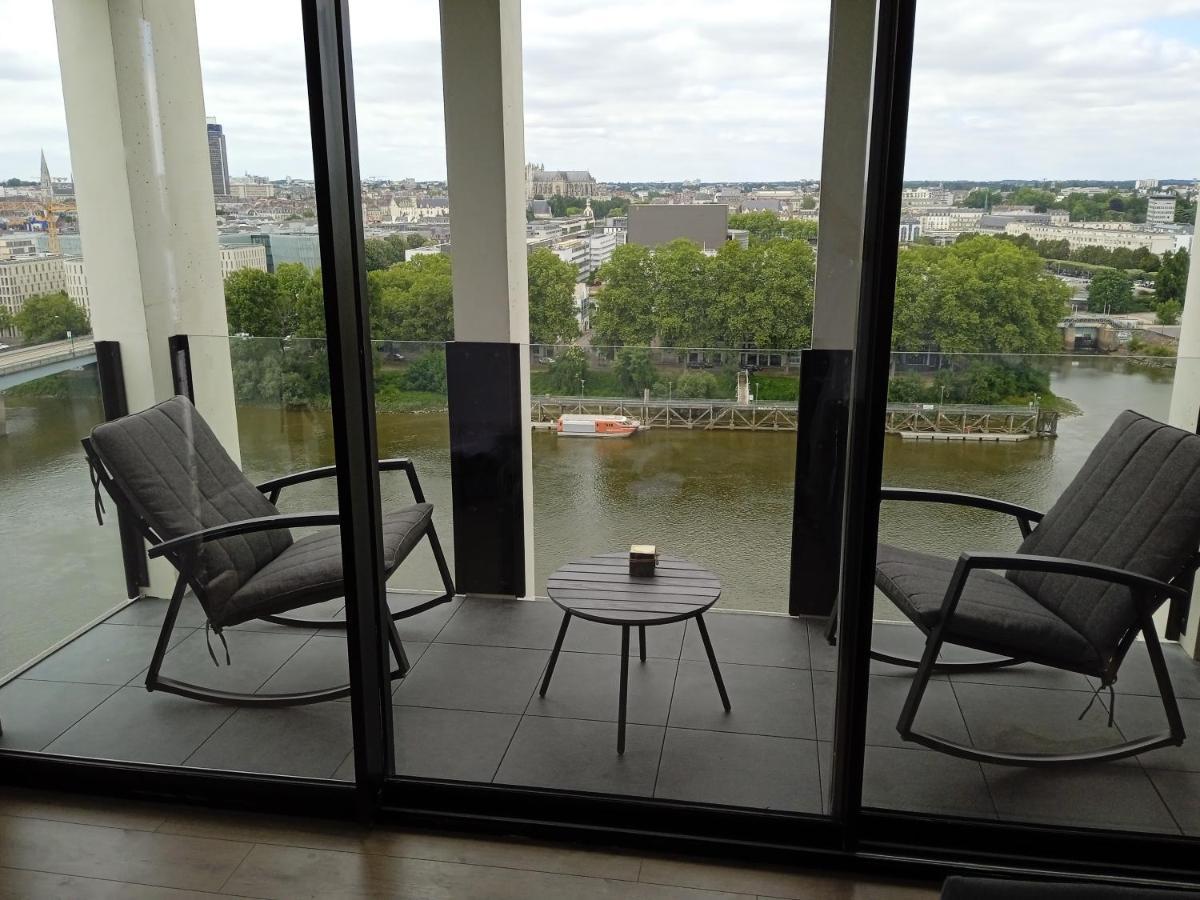 Appartement Standing Vue Panoramique Sur Nantes Luaran gambar